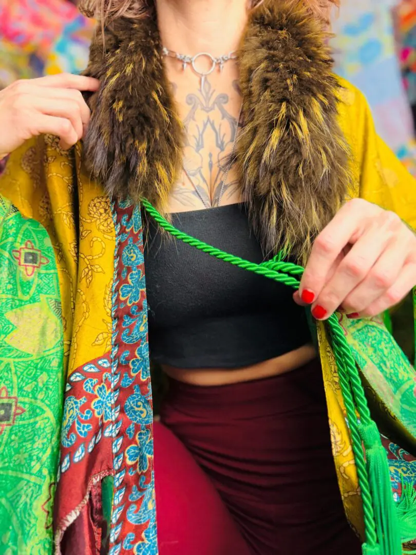 OOAK Layered Floof Cape - OSFM