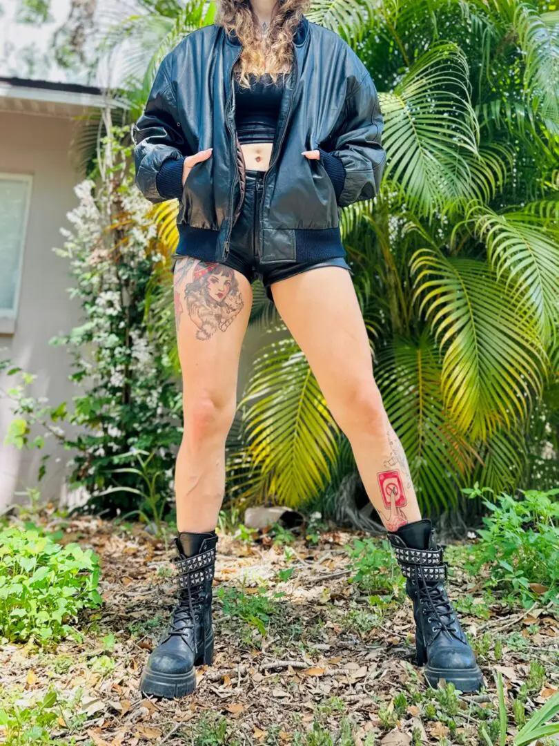 OOAK Funktion 3.0 Leather Bomber - M
