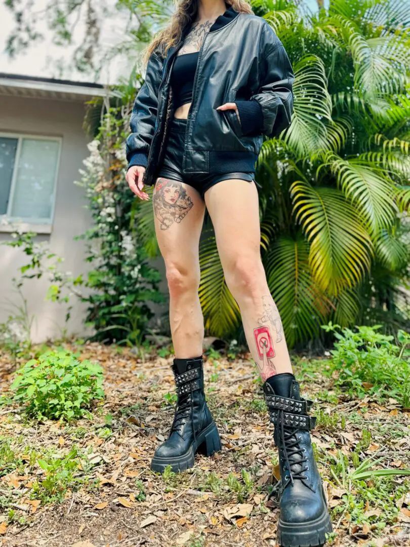 OOAK Funktion 3.0 Leather Bomber - M