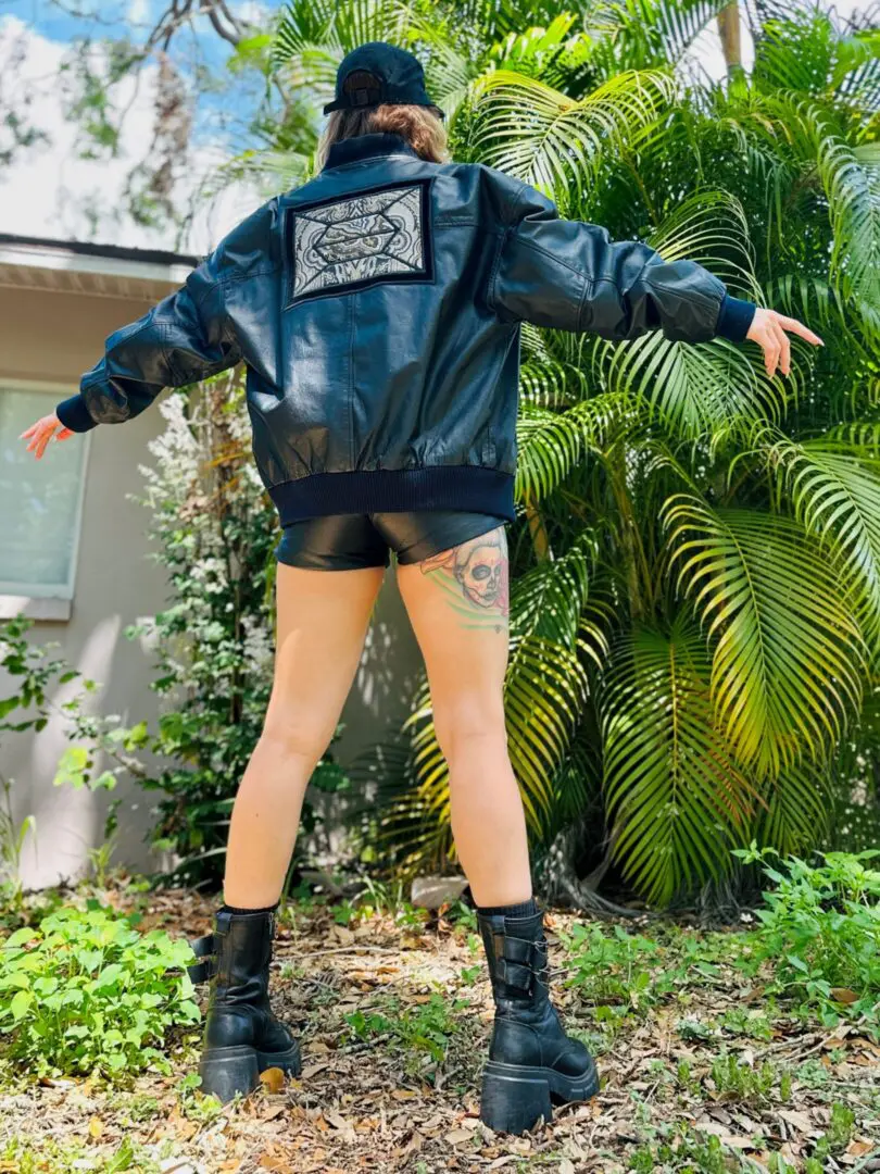 OOAK Funktion 3.0 Leather Bomber - M