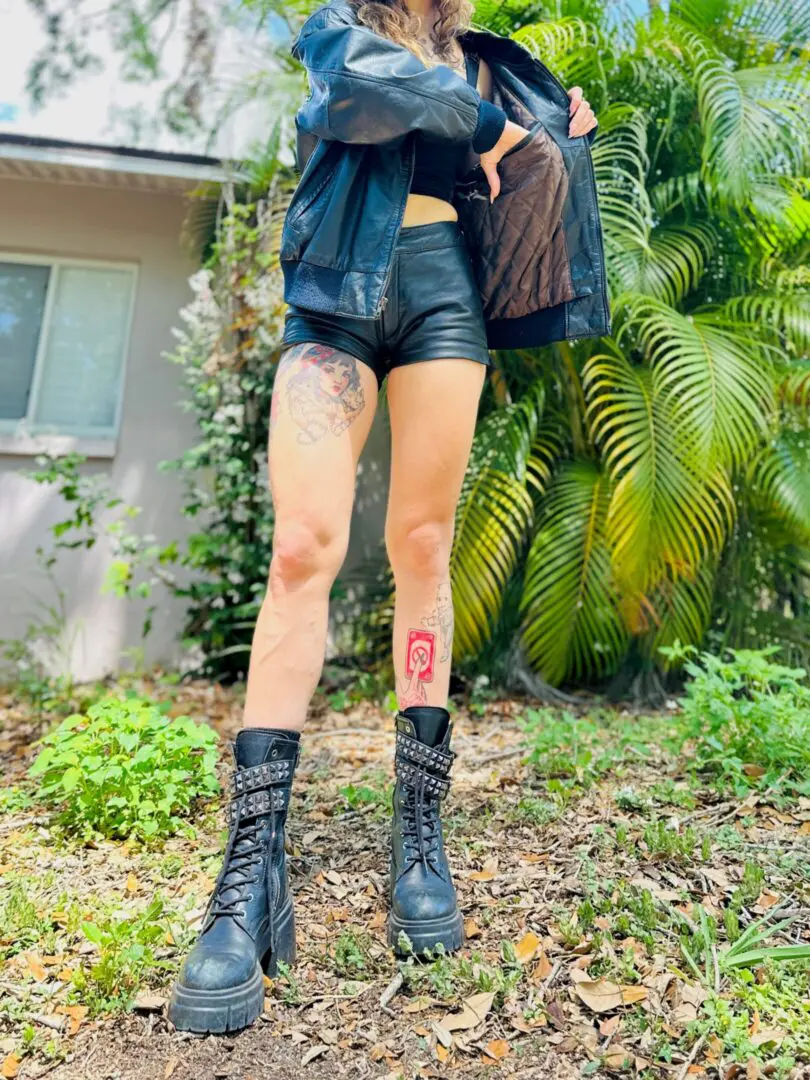 OOAK Funktion 3.0 Leather Bomber - M