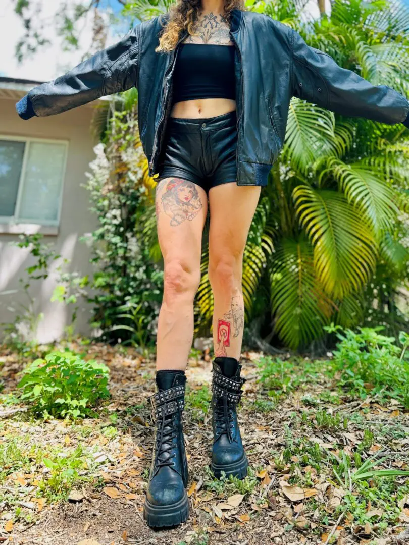OOAK Funktion 3.0 Leather Bomber - M