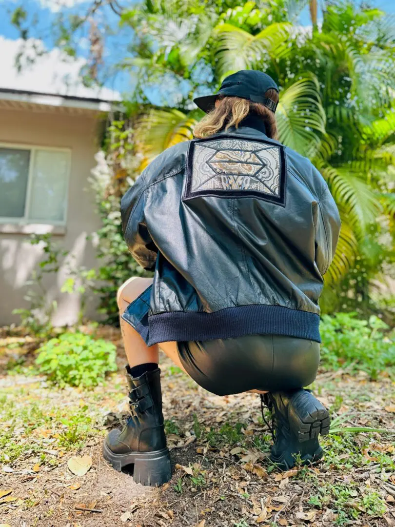 OOAK Funktion 3.0 Leather Bomber - M